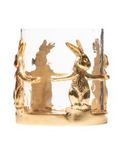 wind light rabbit champagne gold medium