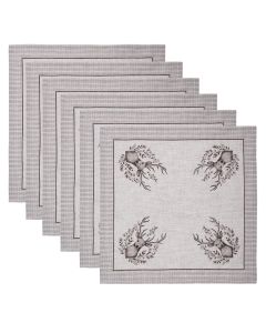 Napkins (6) 40x40 cm - set (6)