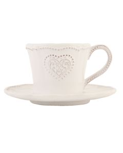 Cup and saucer 12x9x7 cm / ? 15x2 cm / 220 ml - pcs     