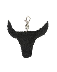 Key chain sheep black bull 12cm (ovis aries)