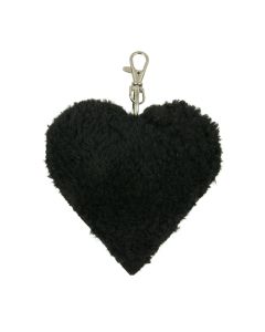 key chain sheep black heart 10cm (ovis aries)