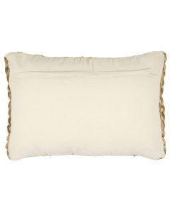 handmade jute cushion 40x60cm