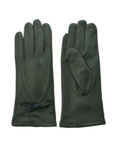 Gloves 8x24 cm green - set