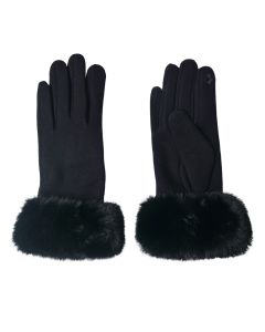 Gloves 8x24 cm black - set