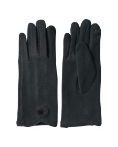 Gloves 9x24 cm grey - set     