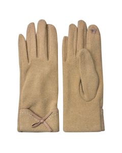 Gloves 8x24 cm khaki - set