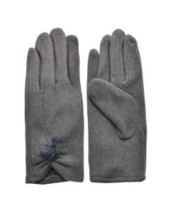 Gloves 9x24 cm grey - set