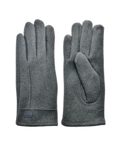 Gloves 9x24 cm grey - set