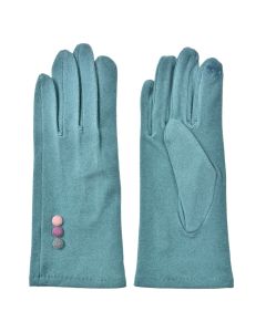 Gloves 9x23 cm green - set