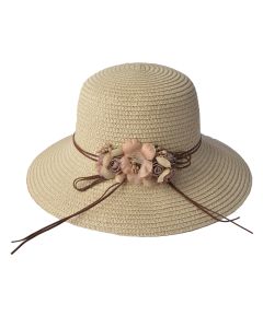 Hat 57 cm beige - pcs