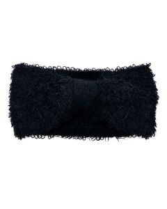 Headband 10x22 cm black - pcs