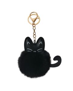 Key chain cat black - pcs