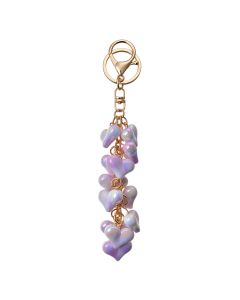 Key chain purple 6x2x9 cm - pcs