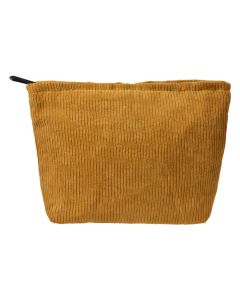 Make up bag 25x18 cm yellow - pcs