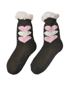 Socks one size brown - set     
