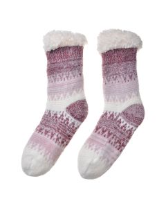 Socks one size burgundy - set