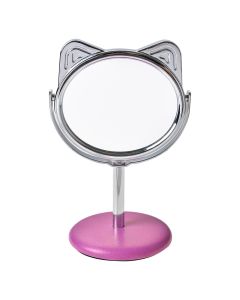 Table mirror Ø 9x14 cm beige - pcs