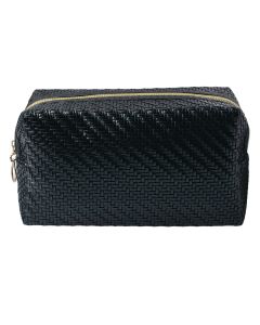 Toilet bag 18x8x10 cm black - pcs