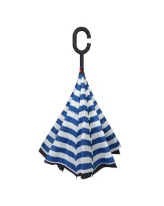 Umbrella Ø 60 cm blue/white - pcs