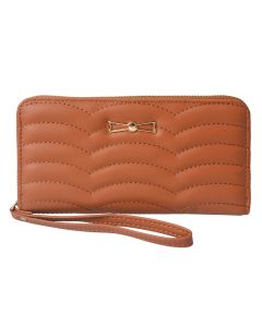 Wallet 19x10 cm brown - pcs     