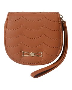 Wallet 11x10 cm brown - pcs     