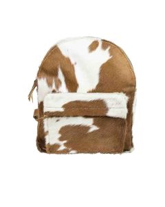 Backpack brown cow zipper (bos taurus taurus)