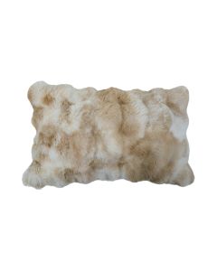 cushion teddy bubble beige 30x50cm