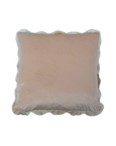 cushion teddy bubble beige 45x45cm