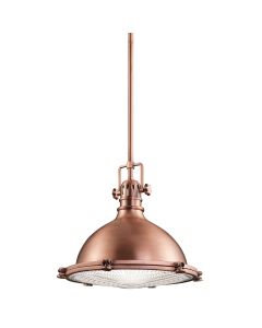 Hatteras Bay 1 Light Medium Pendant - Antique Copper