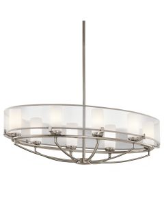 Saldana 8 Light Oval Chandelier