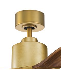 Ridley II - 52in / 132cm Fan - Natural Brass