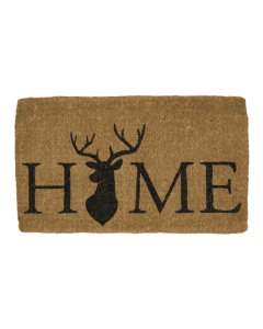 coir doormat handmade deerhead home 75cm