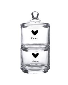 Storage jar with lid ? 10x21 cm - pcs     