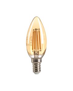 Amber Candle LED E14 Lamp