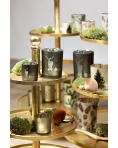 serving stand round gold 5 tiers 170cm