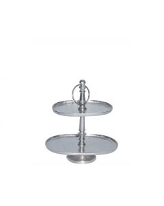kitchen serving stand oval 2 tiers 34cm