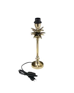 lamp base palm champagne gold 42cm