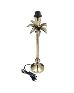 lamp base palm champagne gold 50cm