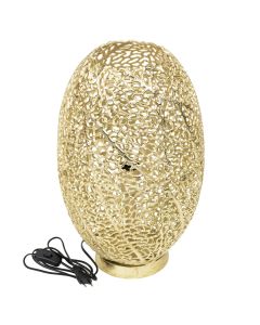 Table lamp coral champagne gold 50cm