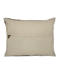 cushion blanket stitch cow brown/white 35x45cm (bos taurus taurus)