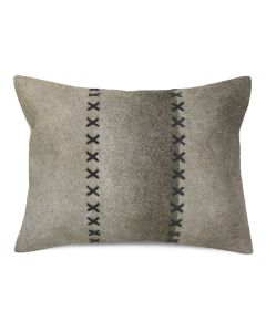 cushion blanket stitch cow grey 35x45cm (bos taurus taurus)
