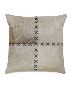 cushion blanket stitch cow grey 45x45cm (bos taurus taurus)