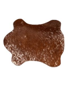 Placemat cow hide shaped brown/white 30x48cm (bos taurus taurus)