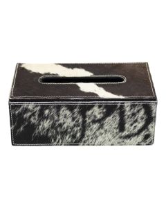 Tissue box cow black/white 9cm (bos taurus taurus)