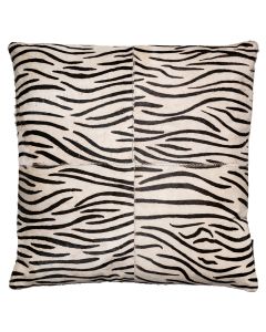 cushion cow zebra 45x45cm (bos taurus taurus)