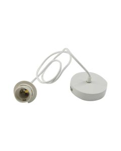 cord for ceiling lamp white 105cm