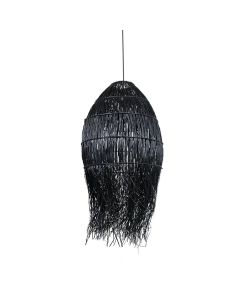 Seagrass hanging lamp black 79cm (incl. elec wire)