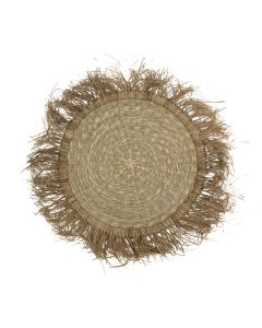 seagrass placemat fraying 47cm