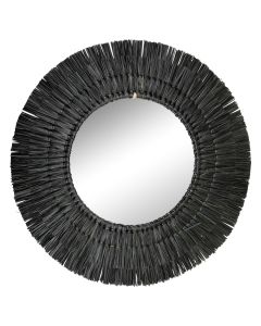 seagrass mirror black 60cm