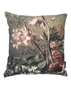 cushion velvet flowers 3 45x45cm